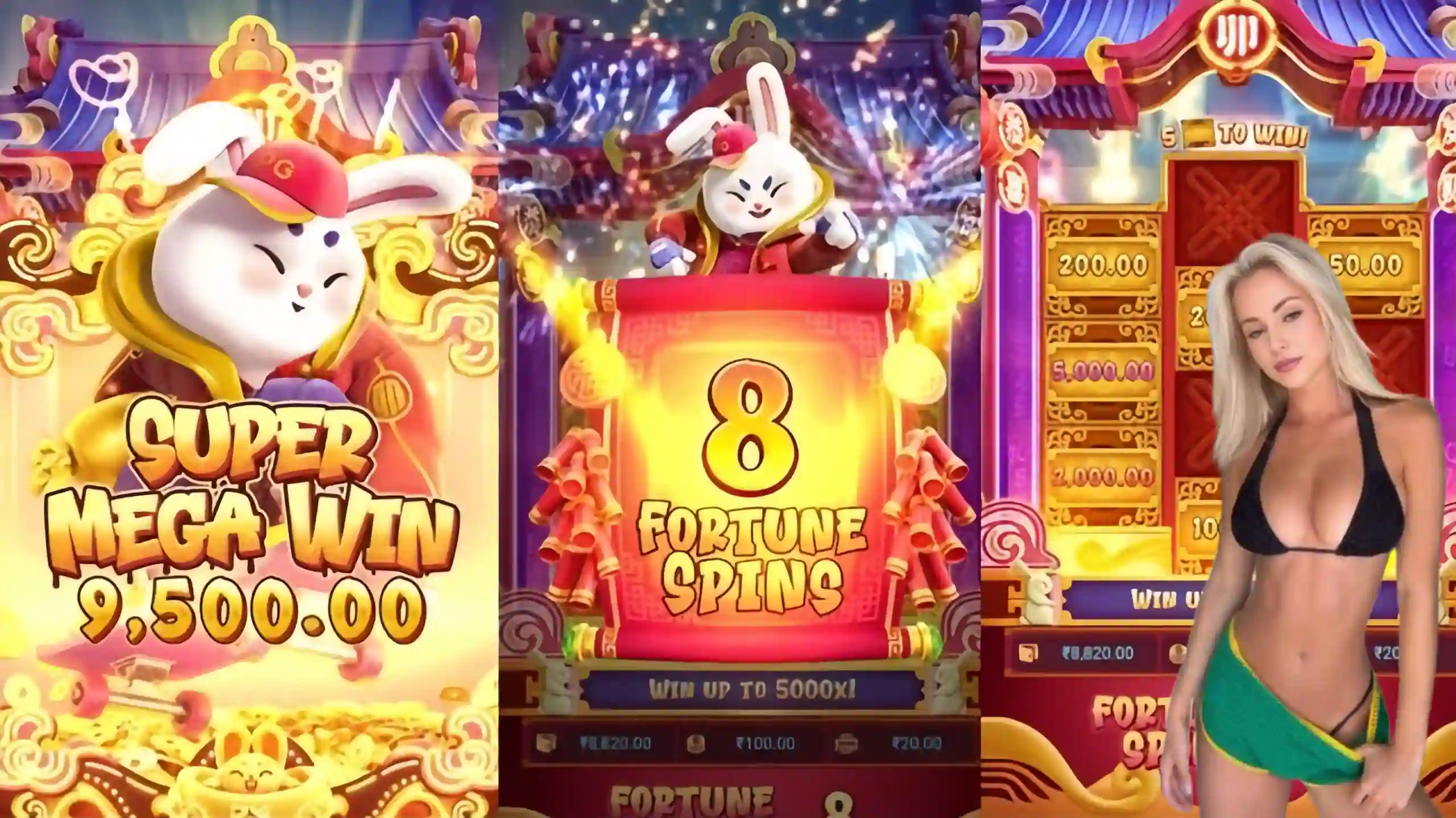 Wild Expansivo Fortune Rabbit bzbz - Coelho Dourado que Expande