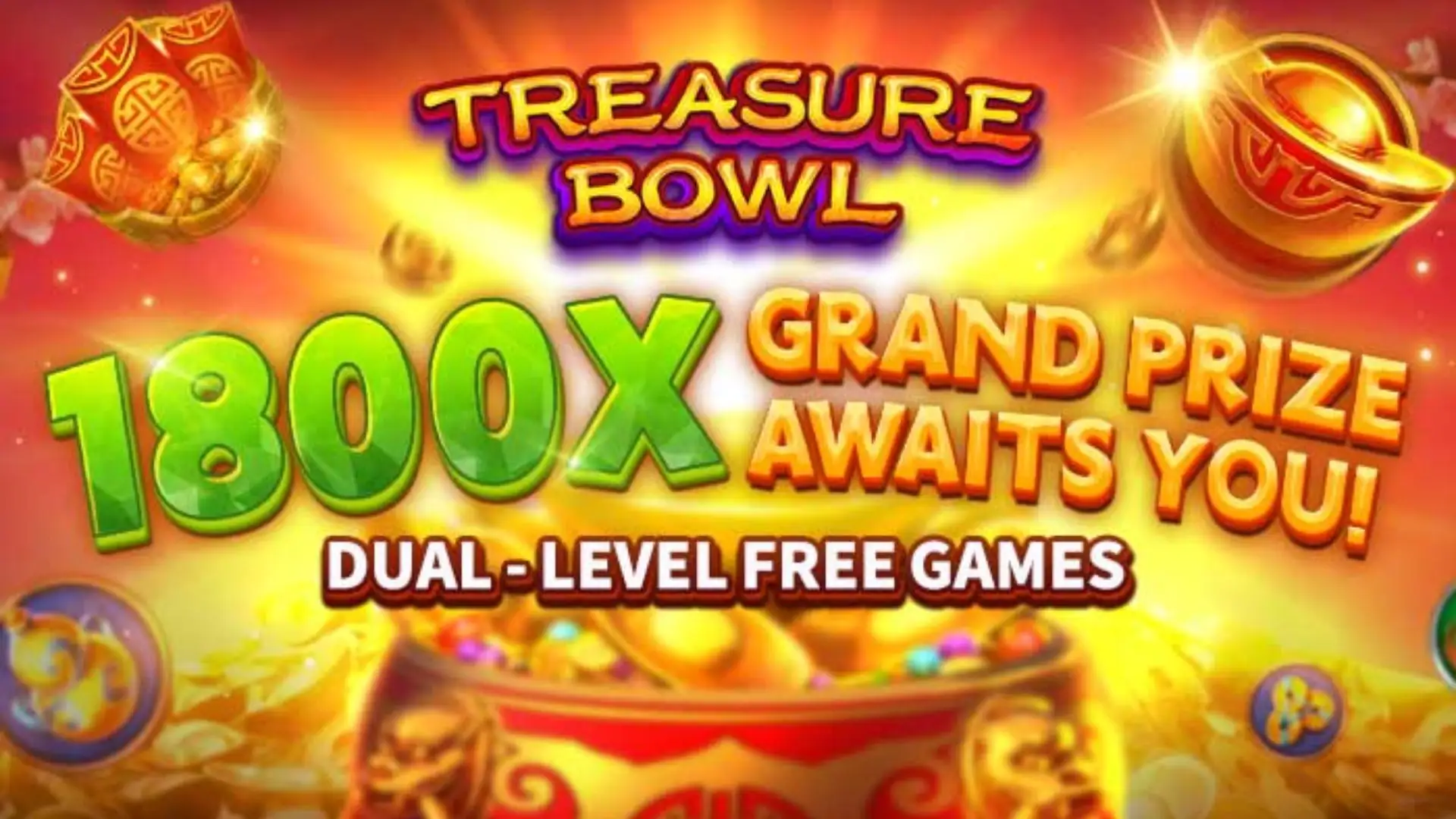 Multiplicadores Treasure Bowl bzbz - 7777x Máximo com Tigela Dourada